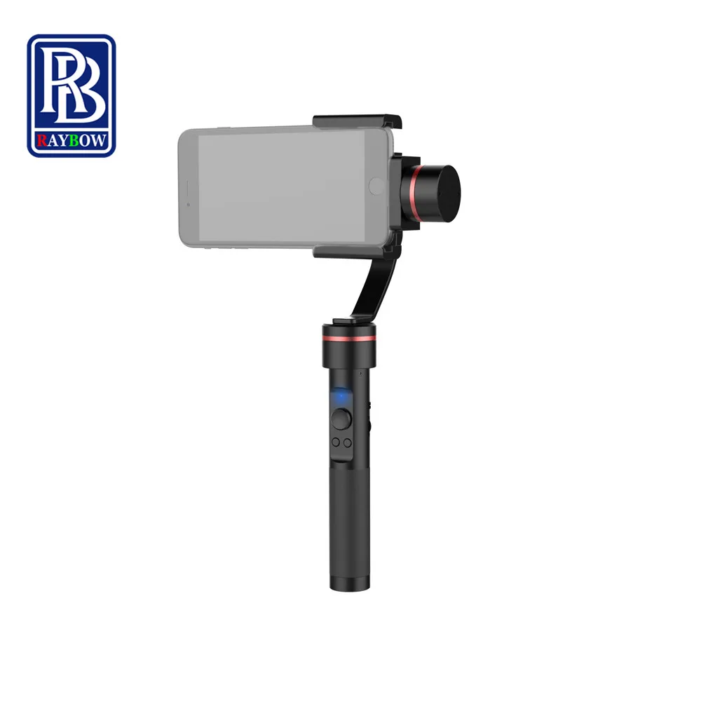 China brand Raybow S2 handheld 3 axis brushless gopro handheld gimbal stabilizer for iphone gopro sjcam
