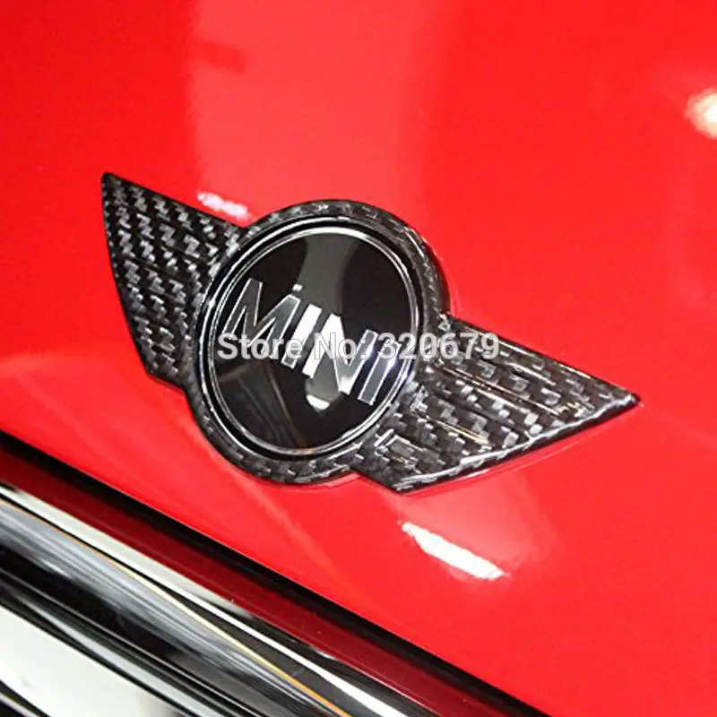 Prix pour Mini Cooper voiture en fiber de carbone autocollant deacl décoration extérieure couverture emblème insigne surround mini wing badge couverture pour mini cooper Prix pour Mini Cooper voiture en fiber de carbone autocollant deacl décoration extérieure couverture emblème insigne surround mini wing badge couverture pour mini cooper