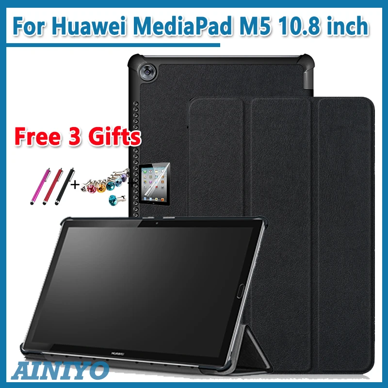 

PU Leather Case For Huawei MediaPad M5 pro 10.8" CRM_W19 Tablet PC Protective cover For Huawei M5 10.8" CRM-AL09 CRM-W09