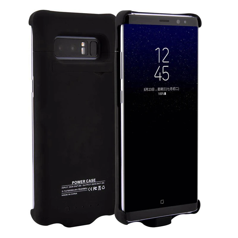 

Power Case for samsung galaxy note 8 N9500 5200mAh Case Charger for samsung galaxy note 8 External Battery Bank Covers