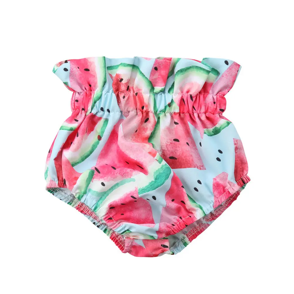 Pudcoco/Новинка года; брендовые шорты-шаровары для новорожденных мальчиков и девочек; трусики-шаровары для детей 3-18 месяцев - Цвет: Watermelon