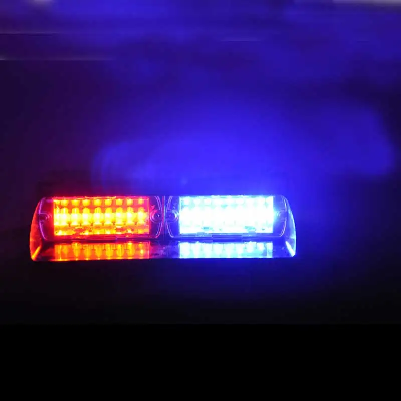 

High Quality Super Bright 16pcs LED S2 Viper Signal Light LED Dash Light Red/Blue Strobe Police Flash Light