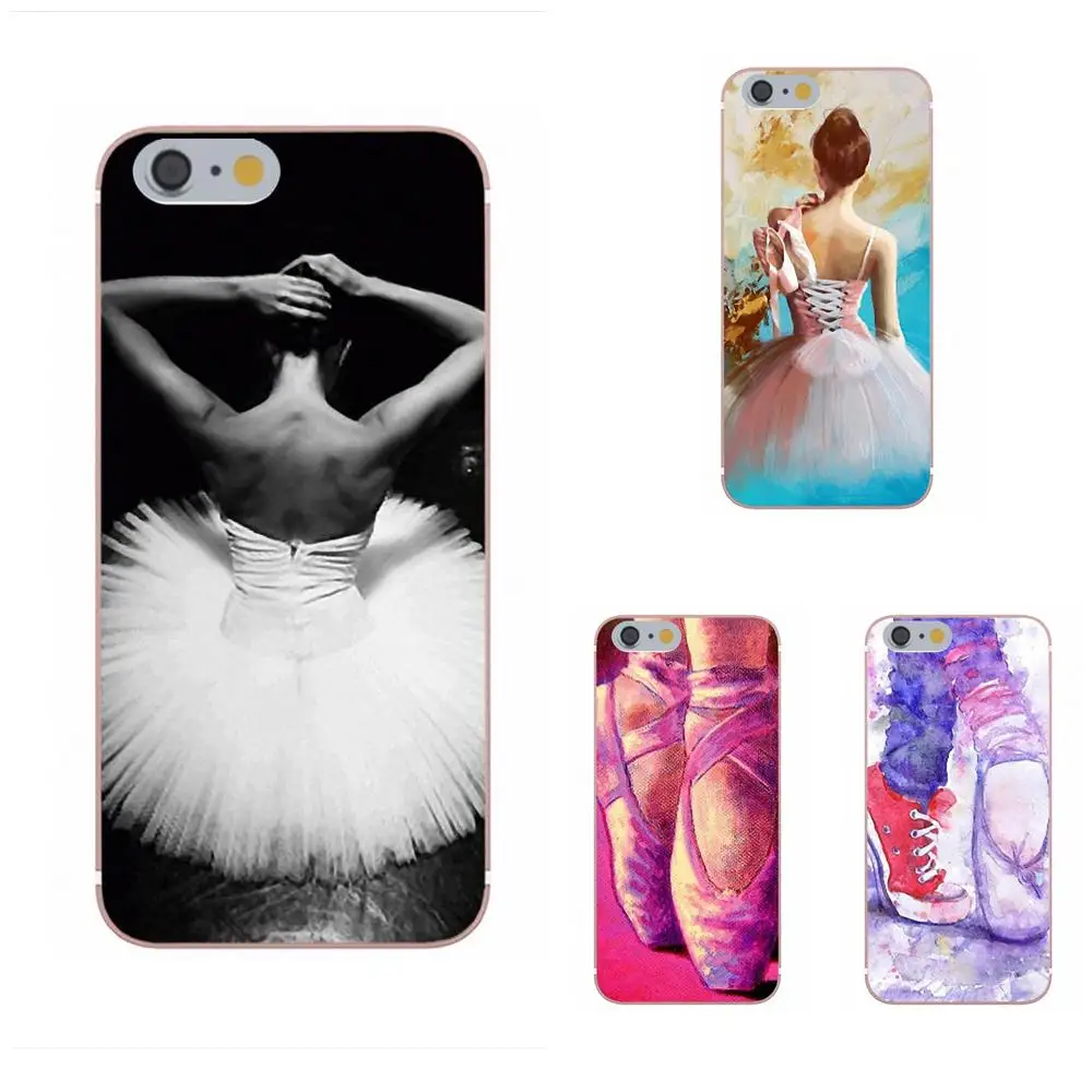 Мягкие чехлы Oedmeb для Galaxy A3 A5 A7 J1 J3 J5 J7 S5 S6 S7 S8 S9 edge Plus 2016 2017 балерина девушек |