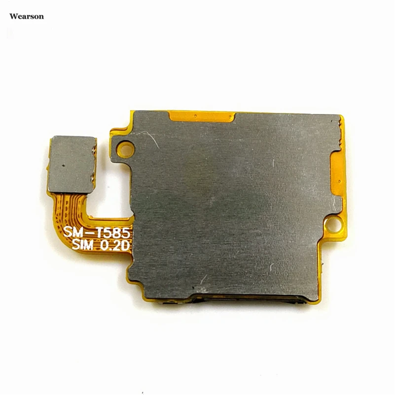 Для Samsung Tab A 10 1 T585 разъем для sim карты гибкий кабель протестирован Sim FPC плата