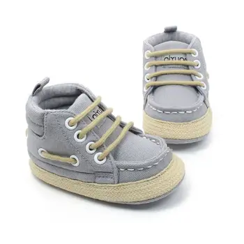 

Spring Autumn T0-18M oddler Baby Winter Shoes Girl Boy Soft Sole Canvas Anti-slip Infant Prewalker First Walkers