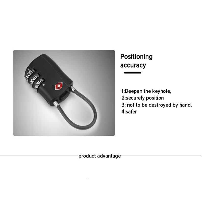 JULY'S SONG TSA Luggage Lock And Customs Lock New Smart Combination 3 Digit Zinc Alloy Convenient And Firm Password lock JULY'S SONG TSA Luggage Lock And Customs Lock New Smart Combination 3 Digit Zinc Alloy Convenient And Firm Password lock