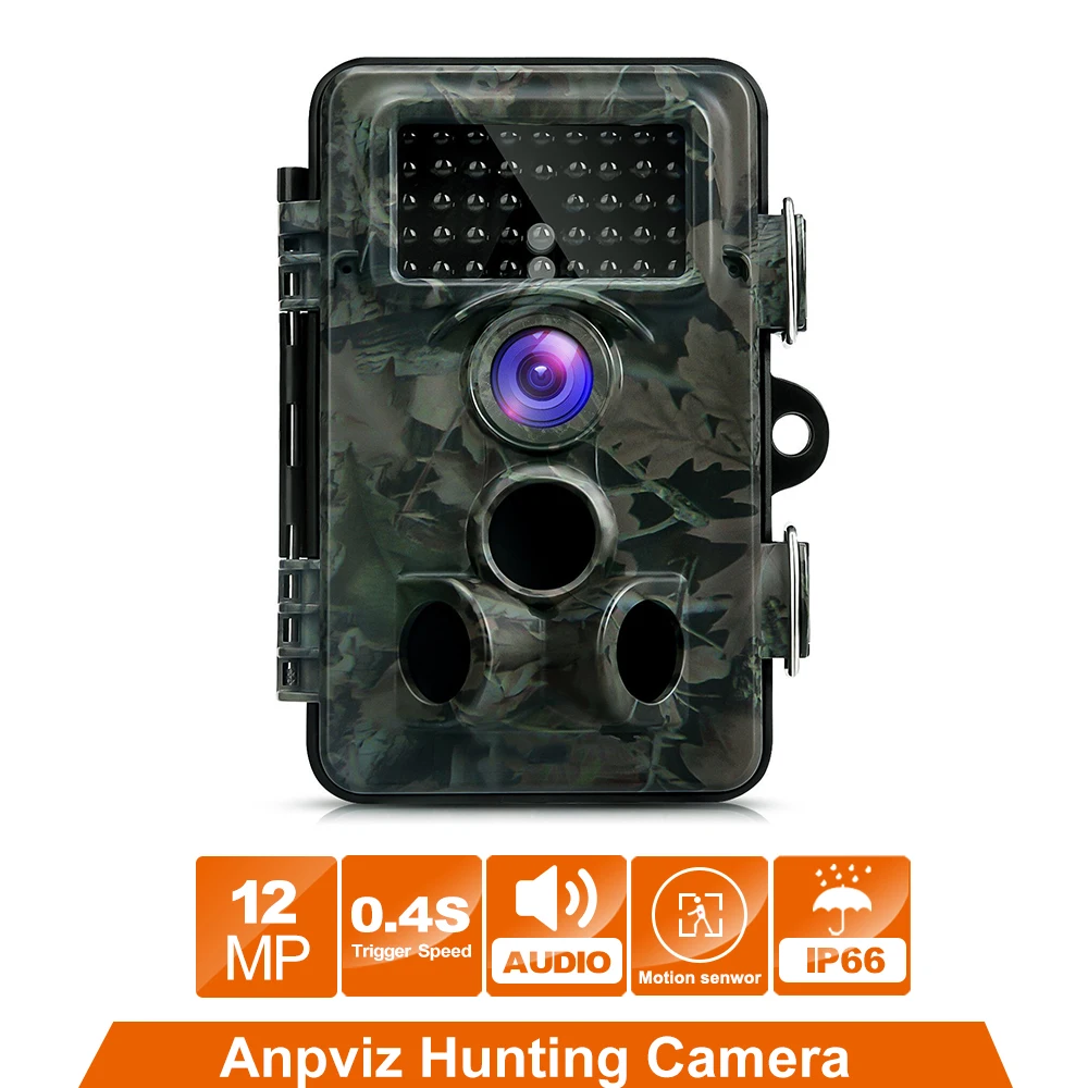 

12MP Photo Traps 1080P Hunting Traps Trail Camera Night Vision Wildlife Camera Trap for Animal observation Quick Catch Pictures