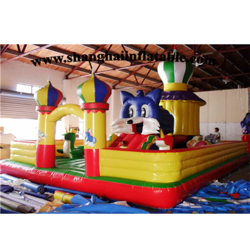 

Popular good quality inflatable fun city/ giant inflatable playgrounds