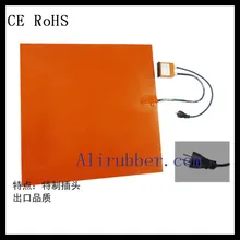 110 v/220 v силиконовый резиновый нагреватель кровать 600mm x 600mm(24 ''x 24''