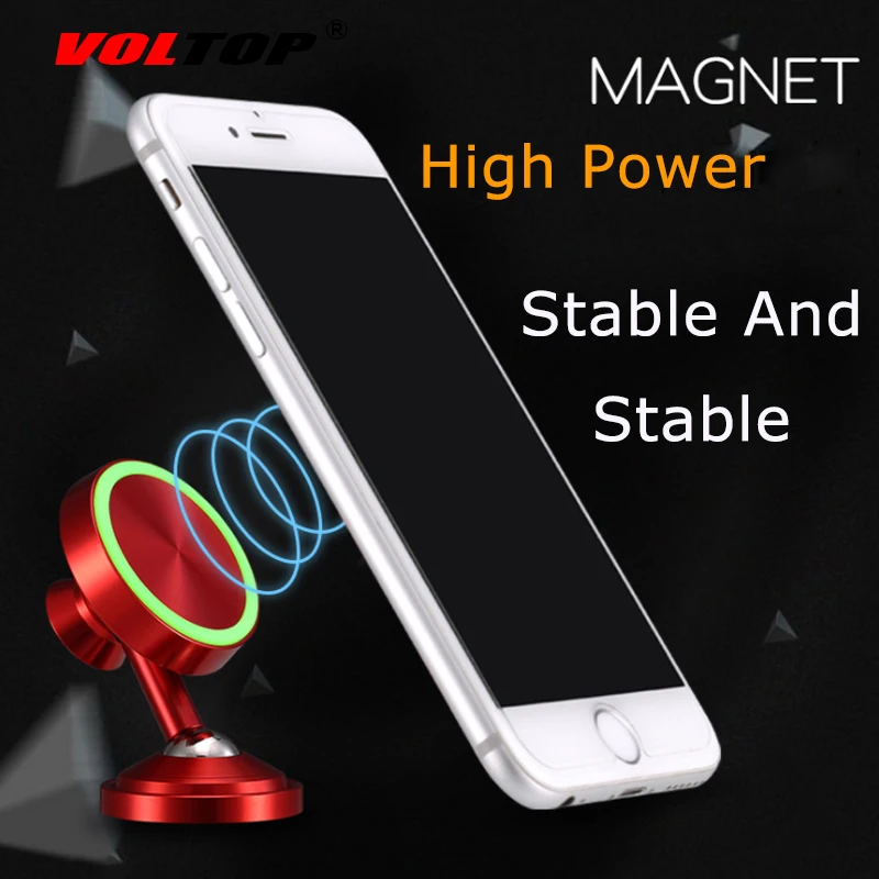 

VOLTOP Luminous Magnetic Phone Holder Car Accessories Temporary Parking Number Plate Universal Mobile Phone Support Stand