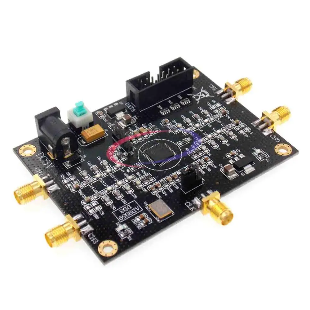 

RF Signal Source AD9959 Signal Generator Four Channel DDS Module Performance Is Far More Than AD9854 Tool Kit 81x61mm