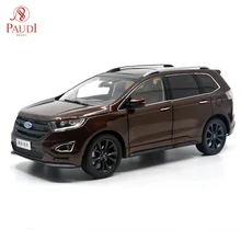 Paudi модель 1/18 1:18 Масштаб Ford EDGE красная литая модель автомобиля Игрушечная модель автомобиля открываются двери