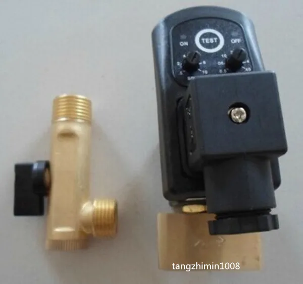 

110V 1/2" Compressor Auto Condensate Drain Timer Solenoid Valve