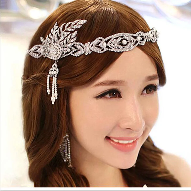 Buy 2017 new fashion Korean Great Gatsby Crystal Pearl