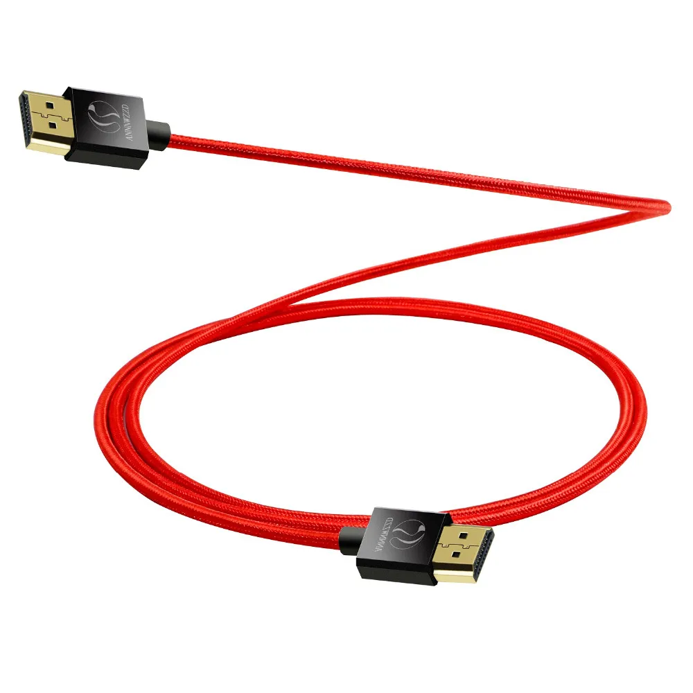 HDMI кабель высокоскоростной 1 м 2 м 3 м 5 м 10 м 6 футов-видео 4K 2160p HD 1080p 3D-Xbox playstation PS3 PS4 tv PC