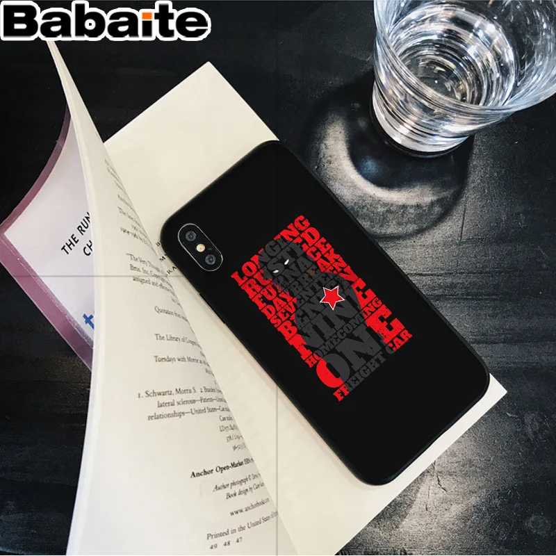 Babaite Marvel the winter solider bucky barnes Топ детальный чехол для телефона для Apple iPhone 8 7 6 6S Plus X XS MAX 5 5S SE XR