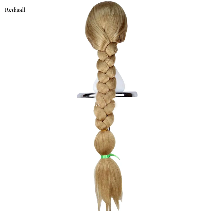 Парик Рапунцель для косплея на Хэллоуин, парик из синтетических волос для ролевых игр, длинные косы для взрослых женщин
