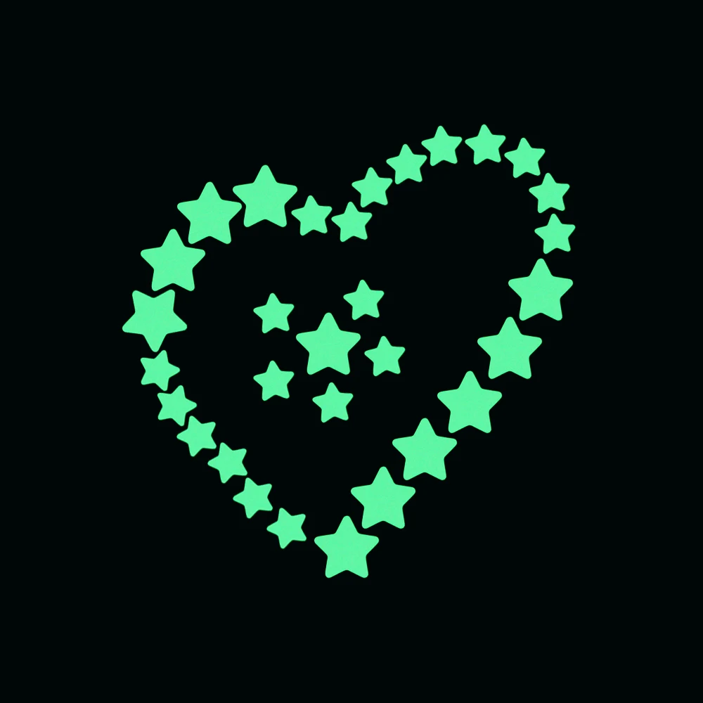 

48pcs Glow Stars for Kids Room Ceiling Decoration Children Bedroom Decor Luminous Wall Stickers Baby Home DIY Deco Sticker Decal