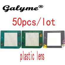 50 шт./лот Новое поступление 3 вида цветов Мультфильм Mars Bros карман выбрать замену Пластик Экран объектив для gameboygb Панель гпоб dmg случае