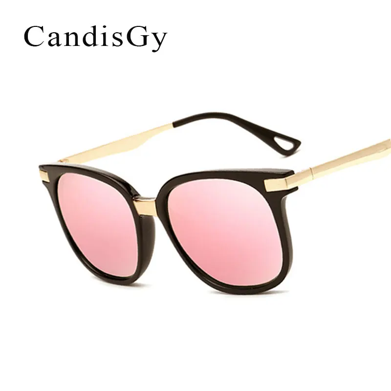 Square Mirror Sunglasses Mirror Women Fashion Brand Designer Sun Glasses Female Metal Frame Lady