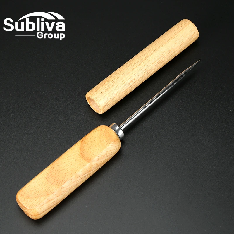 Buy 304 Stainless Steel Ice Pick With Wooden Handle Cocktail Ice Crusher Metal