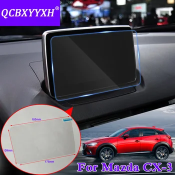 

QCBXYYXH Car Styling 8 Inch GPS Navigation Screen Glass Protective Film For Mazda CX-3 Dashboard Display Protective Film