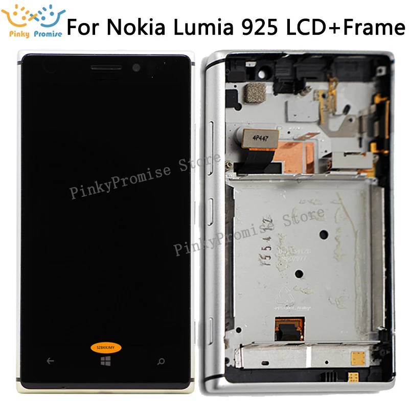 

Black For Nokia lumia 925 LCD Display Touch Screen with Digitizer Full Assembly Replacements ,for Nokia 925 lcd with frame