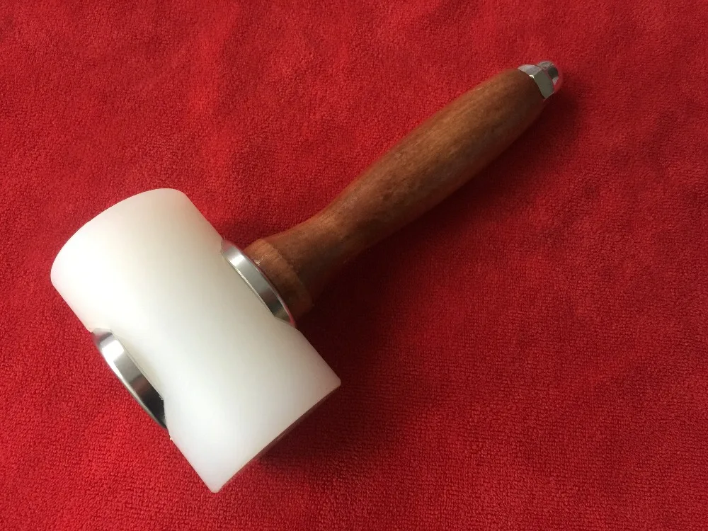 Ручной Молотки для гравировка по коже, древесина нейлон Молотки используется для коровьей Вырезка Кожевенное Ремесло Удар печати перкуссии DIY инструмента