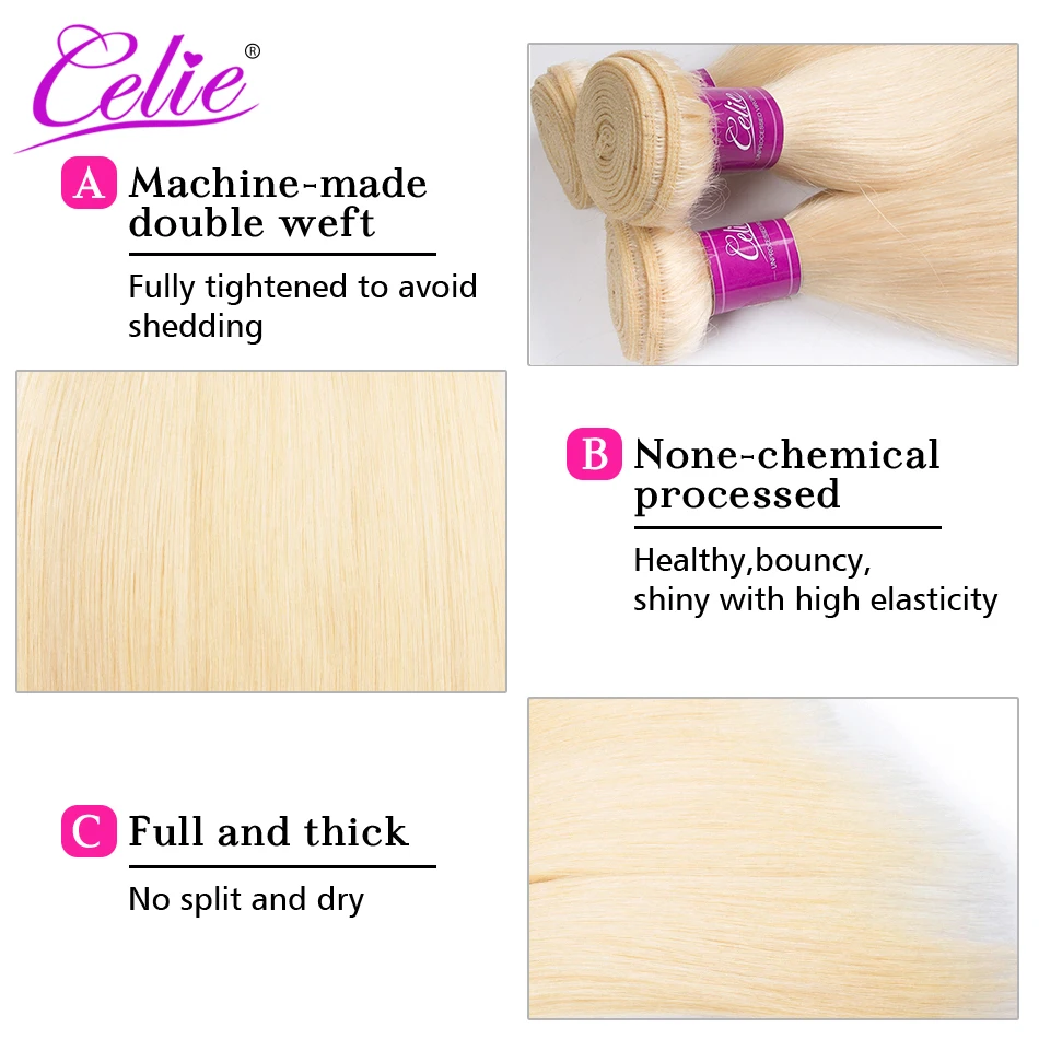 Mscoco-613-Bundles-With-Frontal-Peruvian-Hair-Blonde-3-Bundles-With-Closure-Remy-Straight-Human-Hair (1)