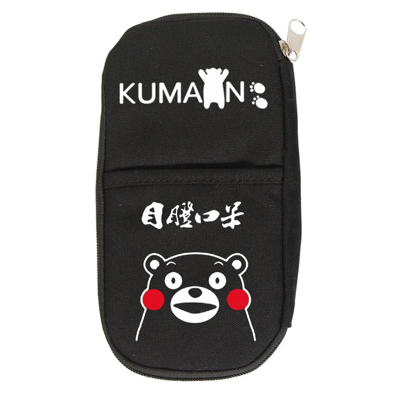 Кошелек талисман Kumamon для мальчиков и девочек чехол карандашей школьных
