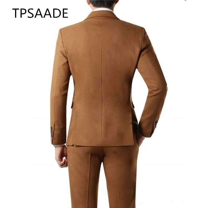 New-Elegant-Brown-Groom-Tuxedos-man-Notched-Lapel-Two-Button-Business-Blazer-Mens-Formal-Suits-Male (1)