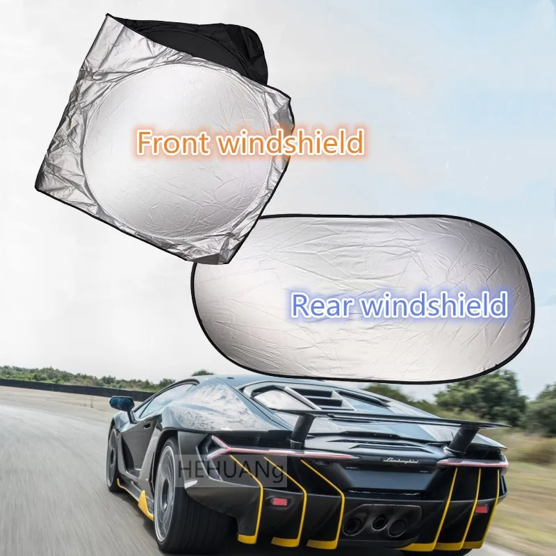 Car Sunshade Sun shade Front Rear Window Film Windshield Visor Cover UV Protect Reflector Car-styling High Quality 150 x 70cm