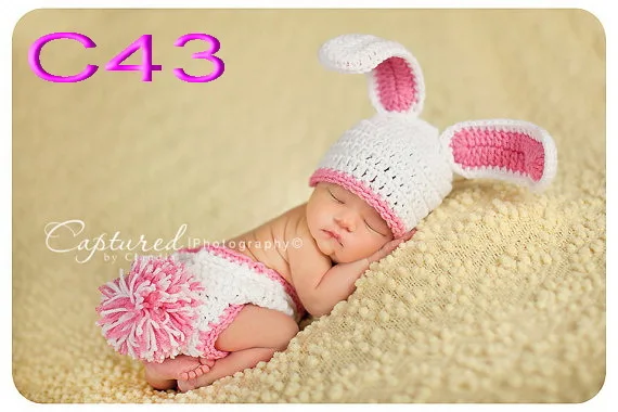 30 компл./лот Шмель шляпа и набор трусиков вязаные для новорожденных Фотография Опора