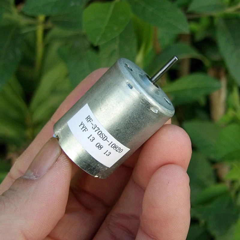 DC 12V-24V 3990RPM low Speed Metal Brush Micro Round RF-370SD-10820 Motor