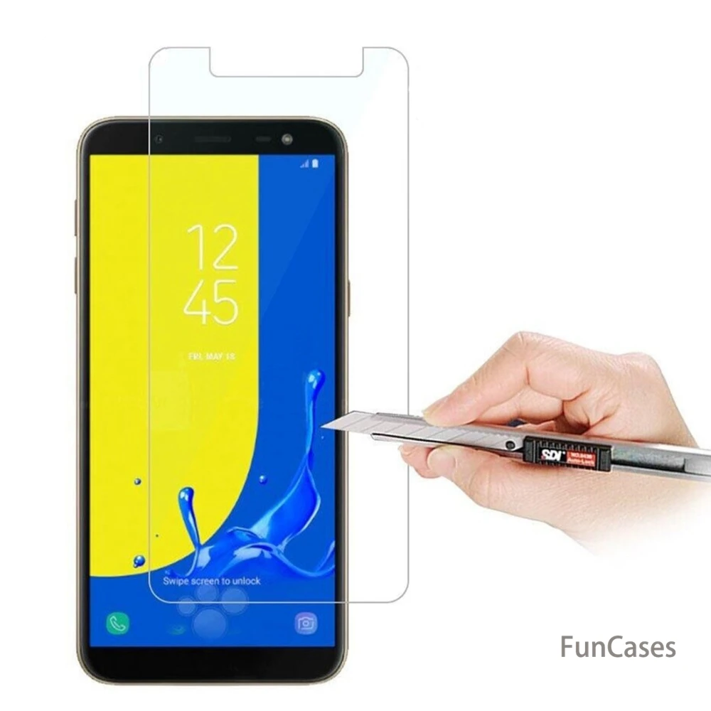 В продаже с уровнем твердости 9H 2.5D закаленное Стекло для samsung Galaxy A3 5 A7 A6 A8 плюс J2 J3