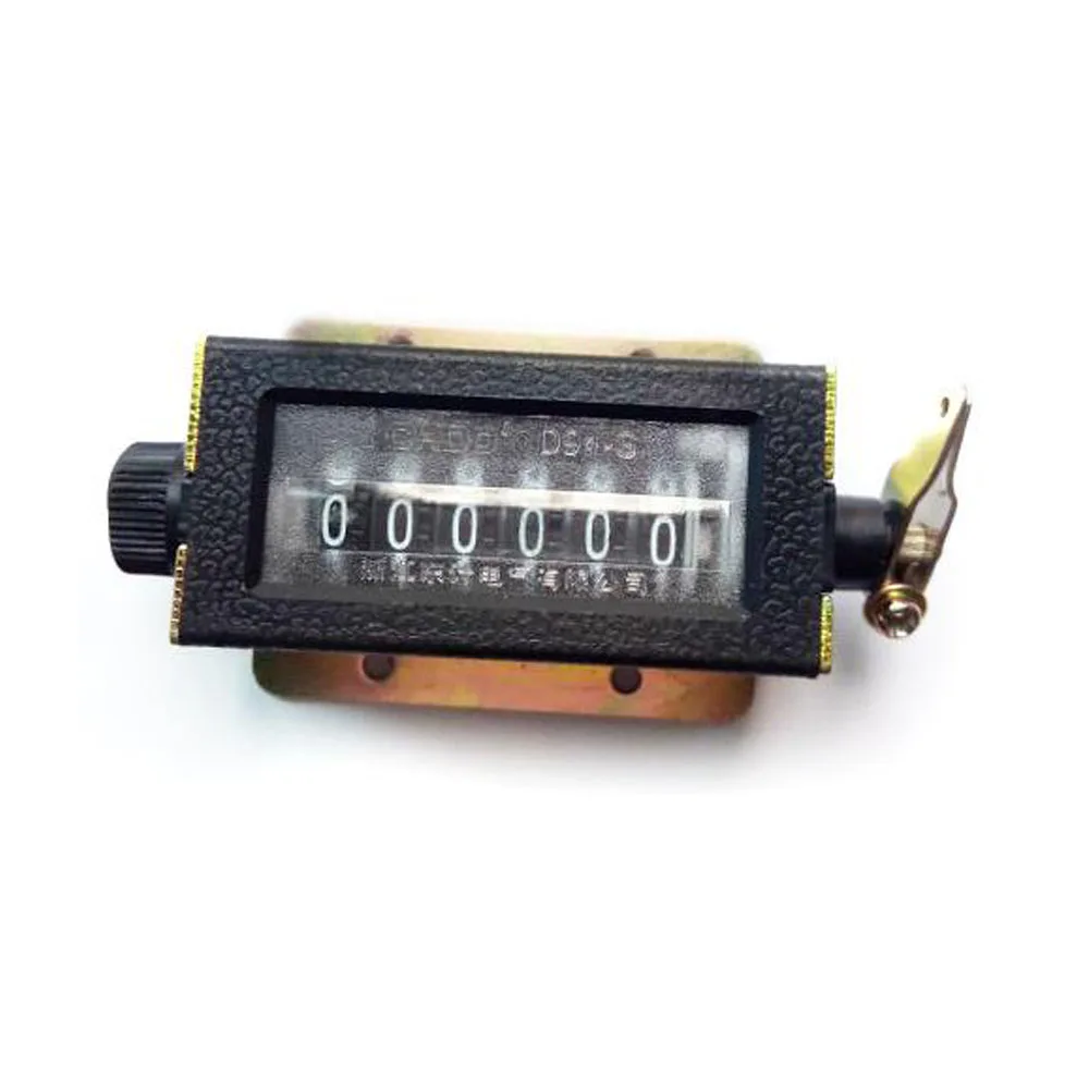 D94-S 6 Digit 0-999999 Resettable Mechanical Pulling Counter For Puncher Printer D94-S 6 Digit 0-999999 Resettable Mechanical Pulling Counter For Puncher Printer