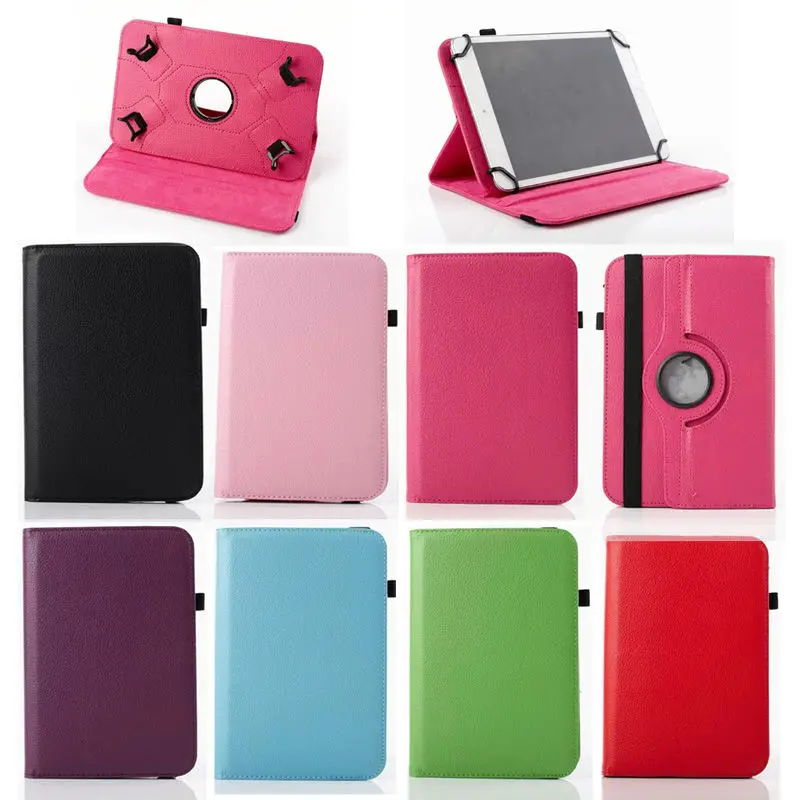 

Universal PU Leather Cover Case 360 Degree Rotating For Huawei MediaPad T3 7 3G BG2-U01 / BG2-U03 7 inch Tablet Case + Free Pen