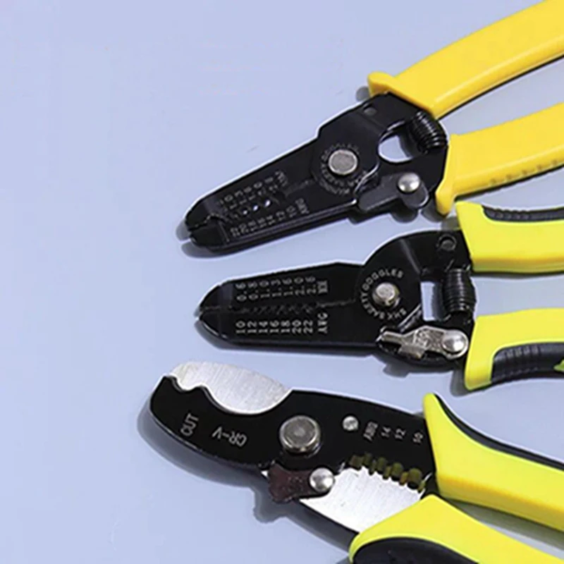 Multifunctional Wire Stripper Pliers Crimper Cable Cutter Stripping Pliers Wire Cutter Cable Clamp Crimping Tool Hand Tools (3)