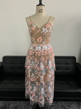 

2019 Cake Dress Sexy Backless Print Spaghetti Stra Women Strapless Hollow Out Celebrity Sleeveless Night Club Dresses Wholesale