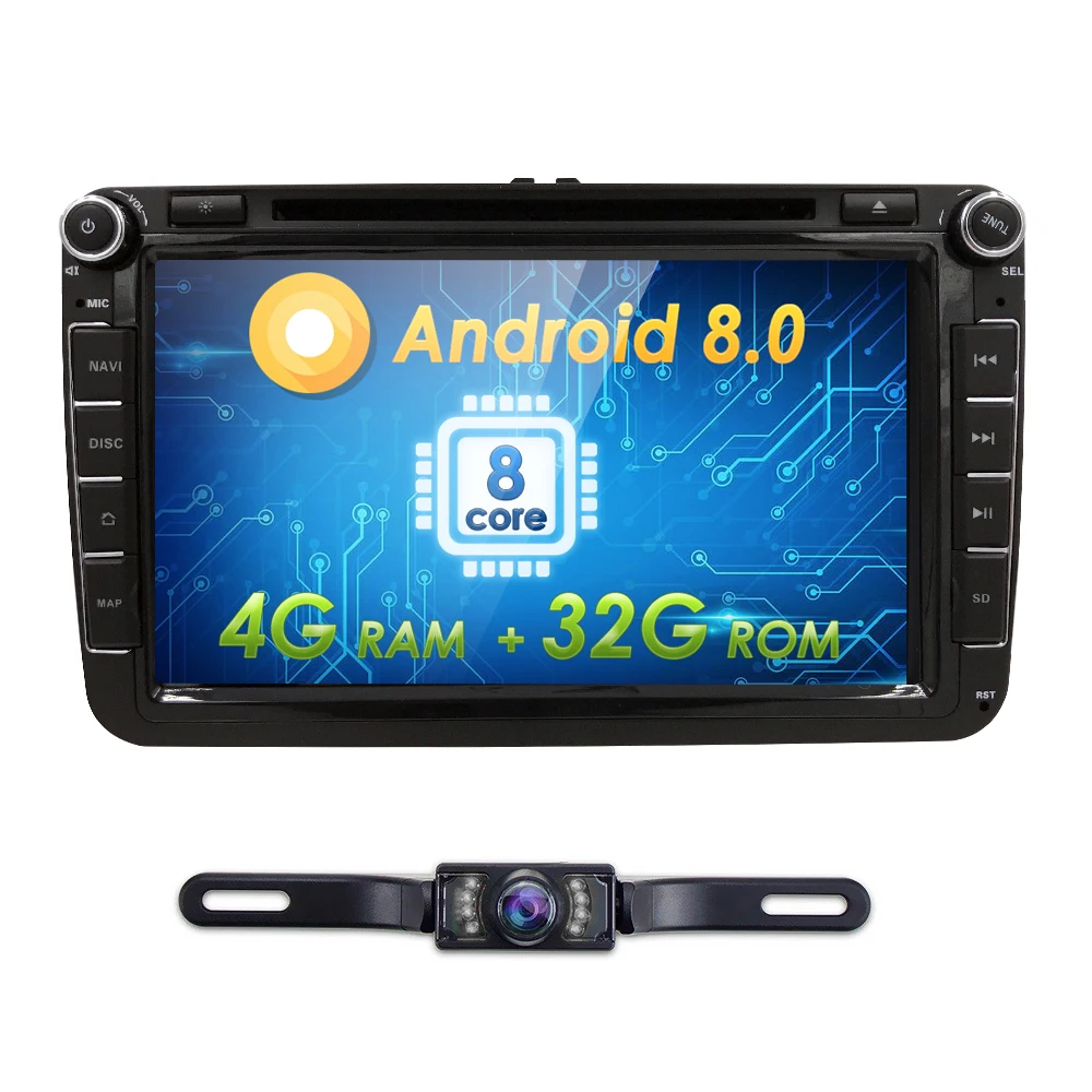 Perfect 2 din Android 8.0 Octa Core 4GB RAM 32GROM Car DVD for VW Passat CC Polo GOLF 5 6 Touran EOS T5 Sharan Jetta Tiguan GPS Radio BT 0 Perfect 2 din Android 8.0 Octa Core 4GB RAM 32GROM Car DVD for VW Passat CC Polo GOLF 5 6 Touran EOS T5 Sharan Jetta Tiguan GPS Radio BT 0