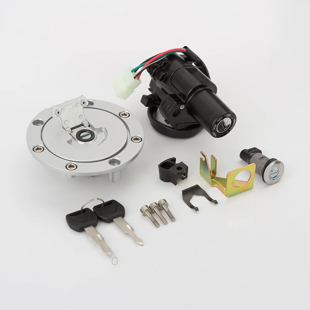 

Motorcycle 12V Ignition Switch Lock Fuel Tank Gas Cap Lock Key Seat For Honda CBR1100XX 1999-2006
