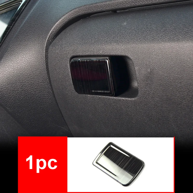 black Stainless steel item for vw polo 2011- Interior decoration Vent Middle control Gear position Decoration frame