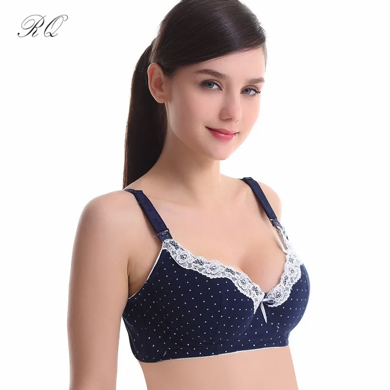 RQ-Cotton-Maternity-Breastfeeding-Bra-Full-cup-Lace-Prevent-Sagging-Nursing-bra-for-Pregnant-women-Pregnancy