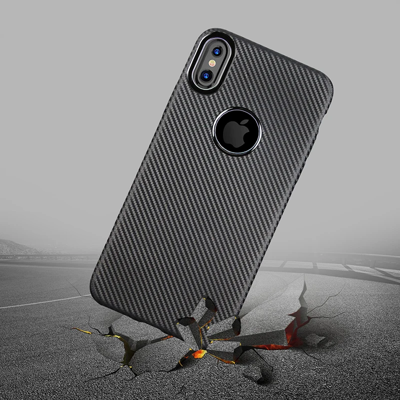 carbon fiber silicone case iphone x (6)