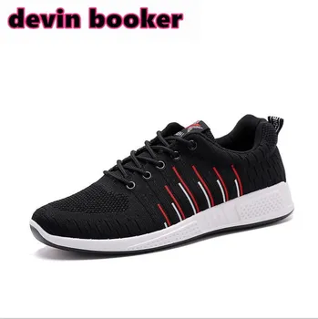 

New listing hot sale summer Flying line ventilation men running sneakers D5513