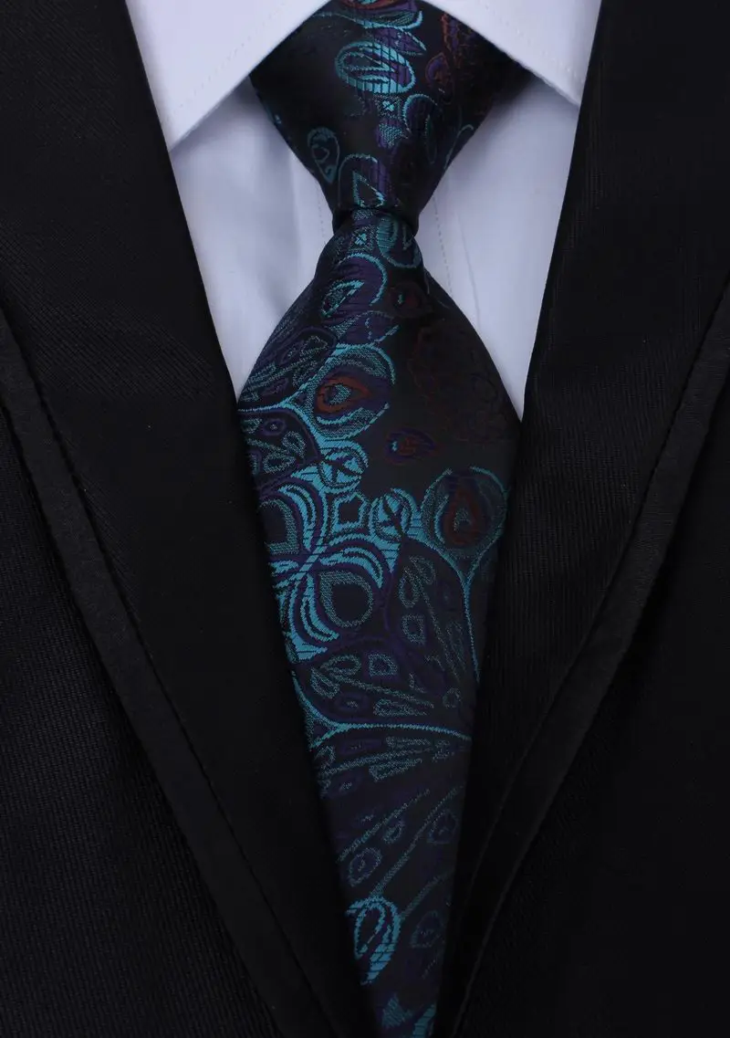SKng новые классические 8 см цветочный 100% шелковые галстуки Для мужчин s шеи галстук жаккард связей для Для мужчин формальные Бизнес