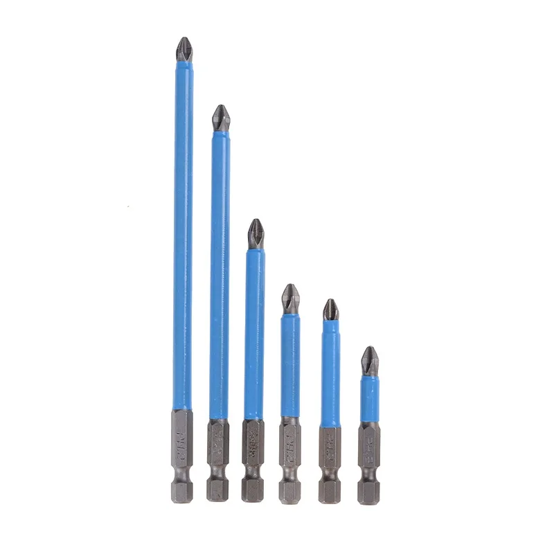 

1PC S2 Steel PH2 Anti Slip Electric Screwdriver Bit Magnetic Phillips Tip 1/4" Hex Shank 25mm 50mm 65mm 70mm 90mm 127mm 150mm