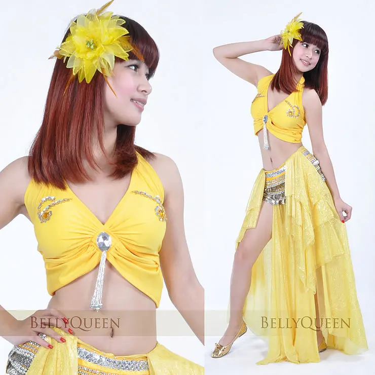 

Tassels Vest Blouse Tank Top Belly Dance Costume Yoga Practice Clothing Dancewear