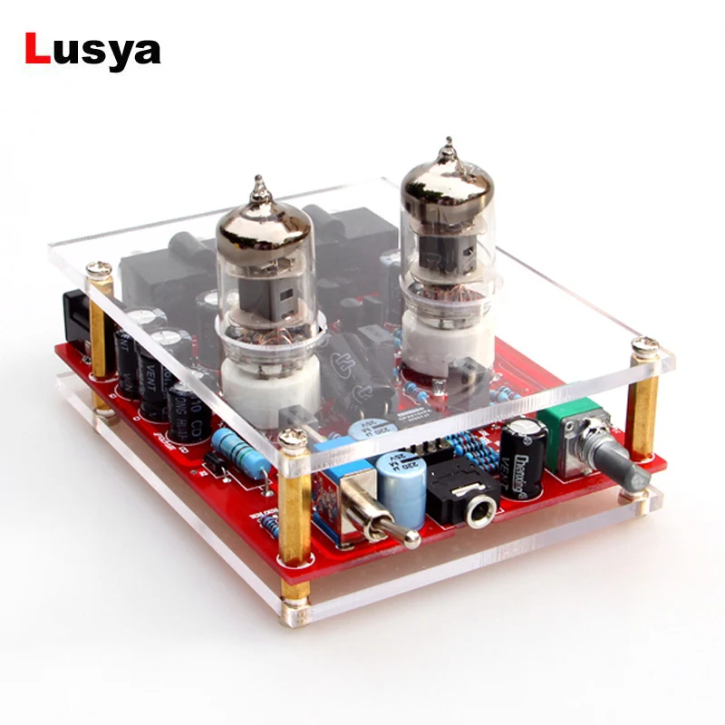 6J1Tube Предварительный усилитель доска DIY наборы Amp аудио Amplificador HIFI DC12V | Электроника