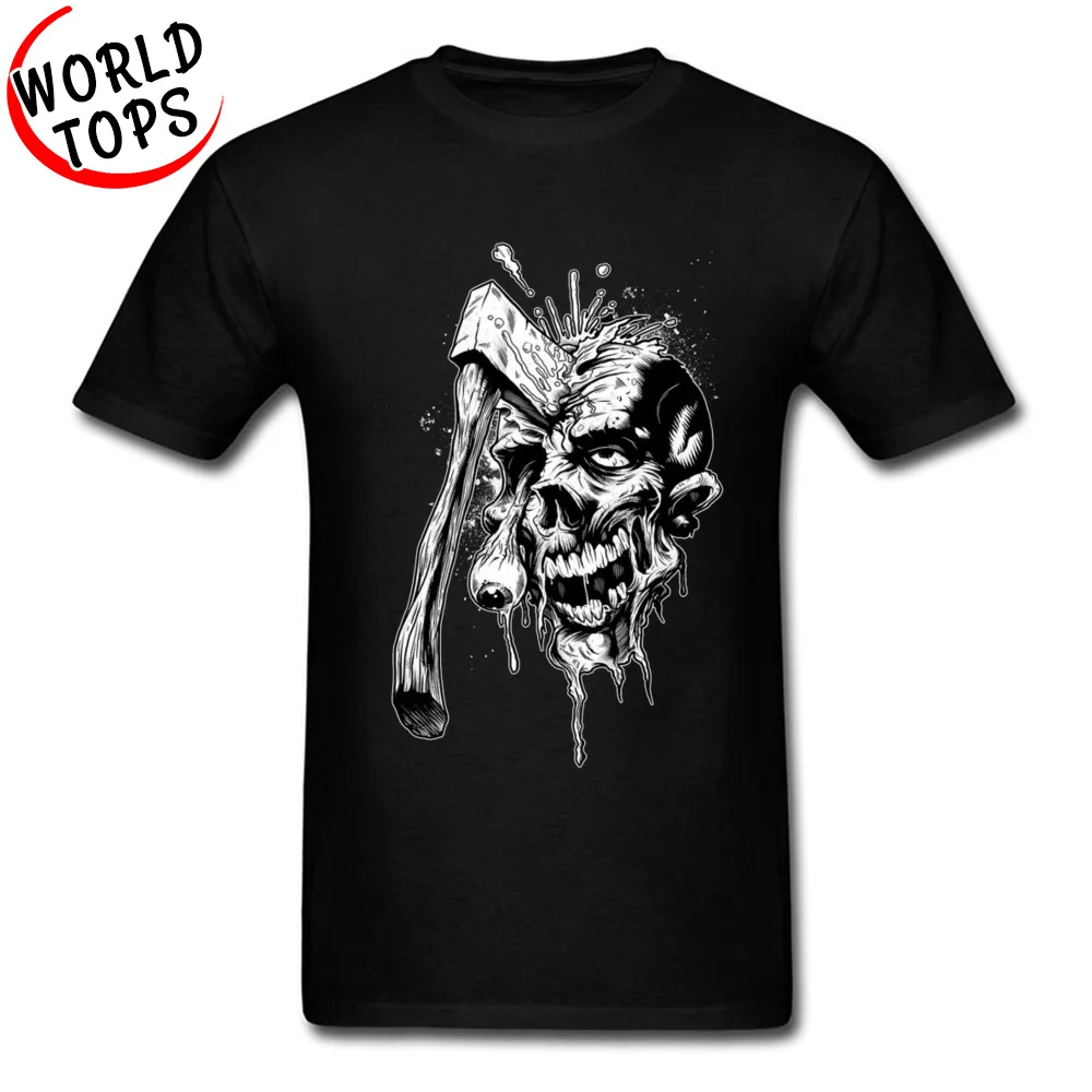 

Awesome Gothic Style Skulls Stuff Fashionable Top T-shirts Geek Rock Band Tees For Men Leisure Tops Shirts Free Shipping